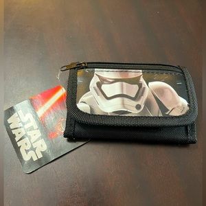 Boys Star Wars canvas tri-fold wallet.